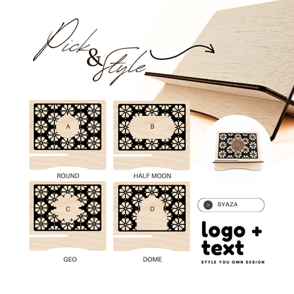 Rehal Bookstand Syaza 31cm x 33cm by doctorkayu