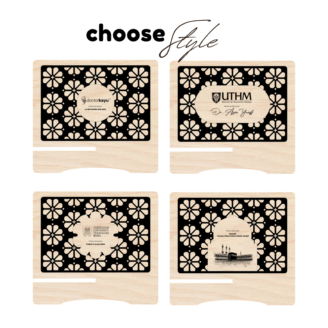 Rehal Bookstand Syaza 31cm x 33cm by doctorkayu