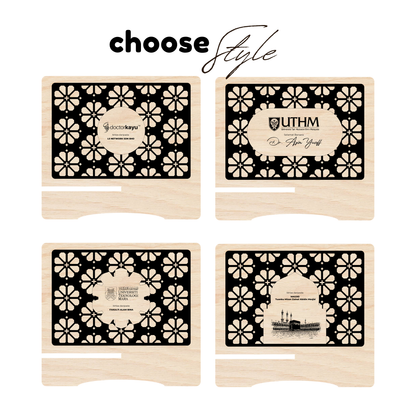 Rehal Bookstand Syaza 31cm x 33cm by doctorkayu