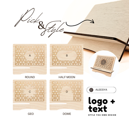 Rehal Bookstand Aleesya 31cm x 33cm by doctorkayu