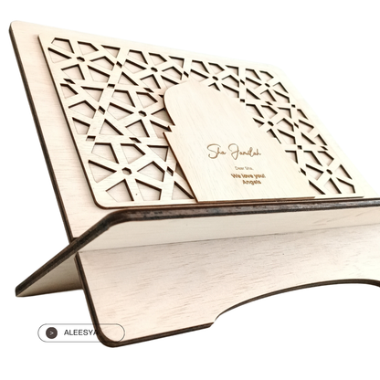 Rehal Bookstand Aleesya 31cm x 33cm by doctorkayu