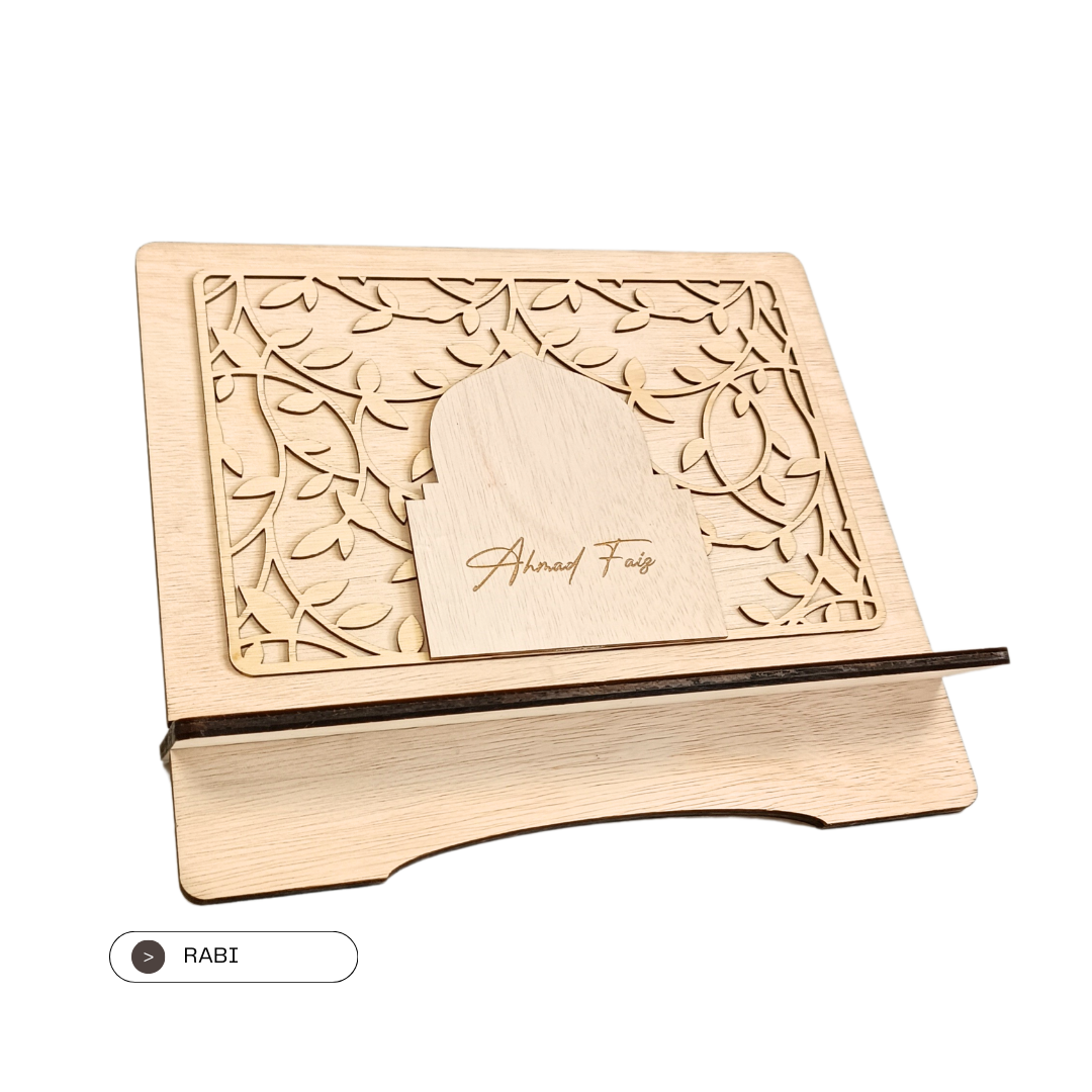 Rehal Bookstand Rabi 31cm x 33cm by doctorkayu